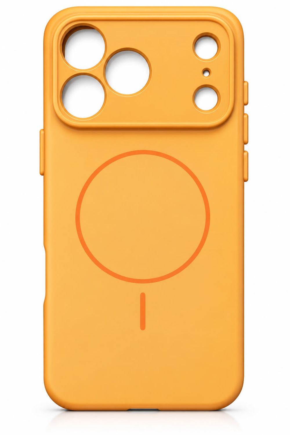 Soft Skin Magsafe Case for 18 Pro Max/ 17 Pro Max- Orange