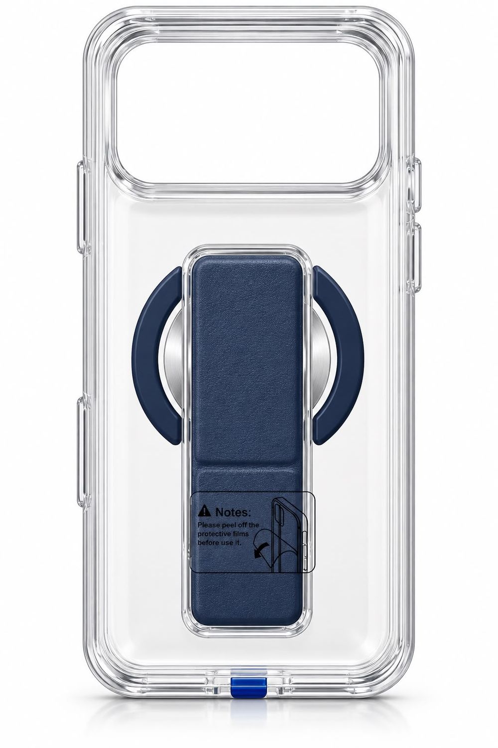 Wristband Magsafe Holder Case for Iphone 18 Pro Max/17 Pro Max-Blue