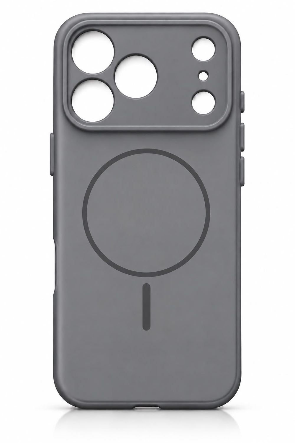 Soft Skin Magsafe Case for 18 Pro/ 17 Pro- Gray