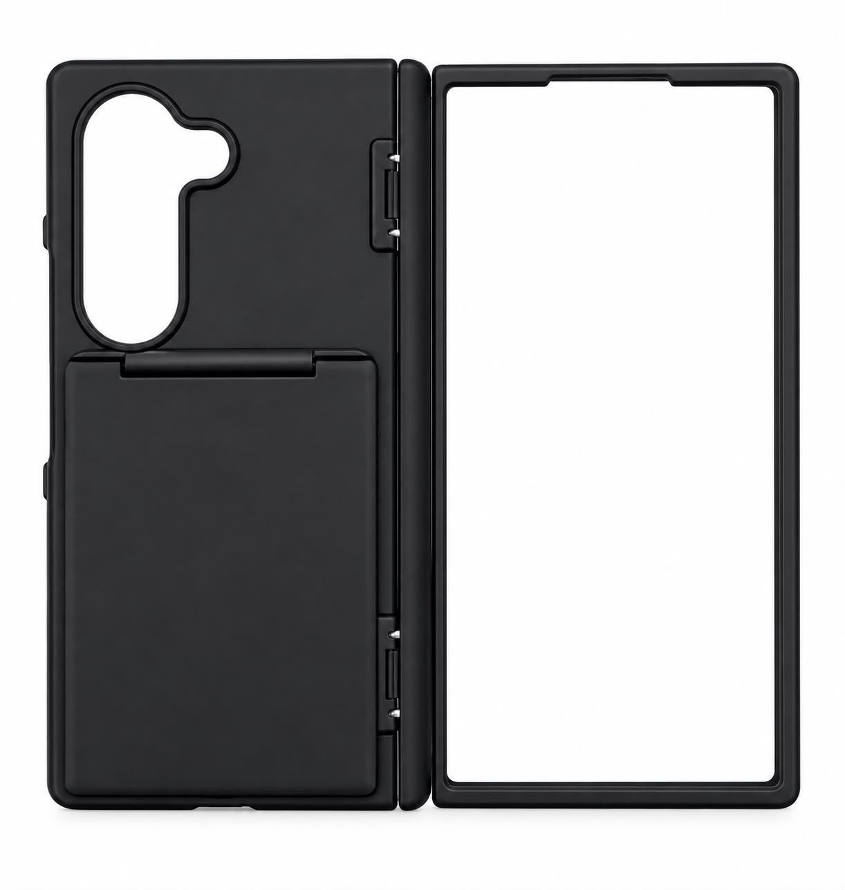Card Holder and Hinge Intergraded case for Z Fold 5- Black