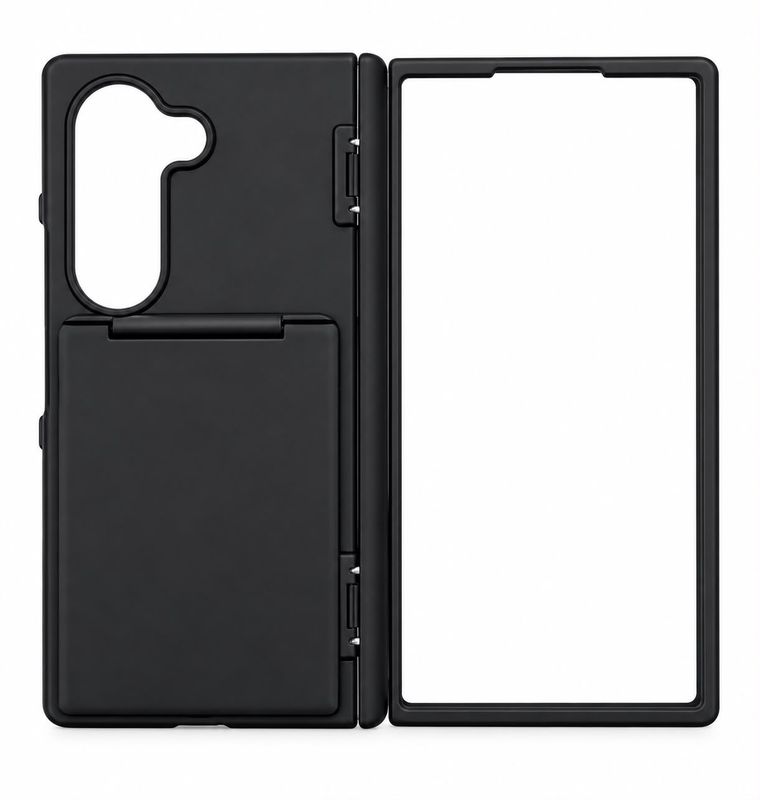 Card Holder and Hinge Intergraded case for Z Fold 5- Black