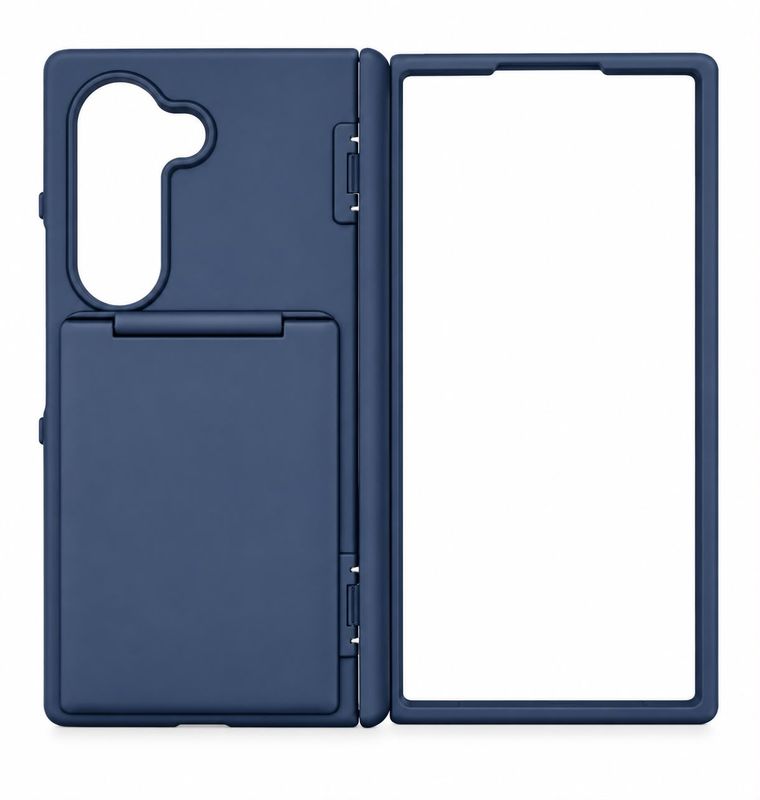 Card Holder and Hinge Intergraded case for Z Fold 5- Blue
