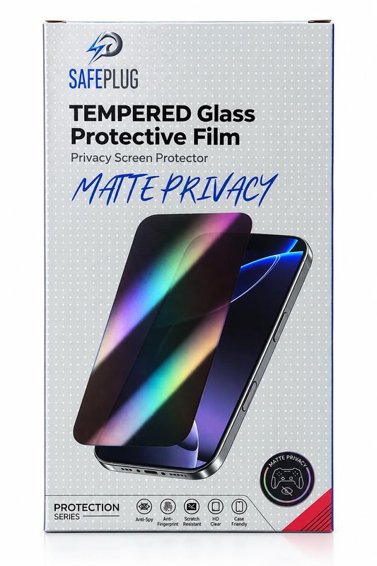 SPMTP IP13 /13 PRO/14 MATTE PRIVACY TEMPER GLASS