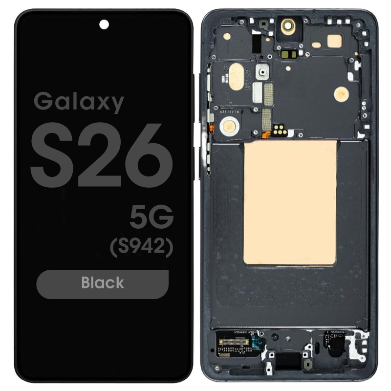 Screen Assembly (With Frame) For SS S26 (Soft) (Black)