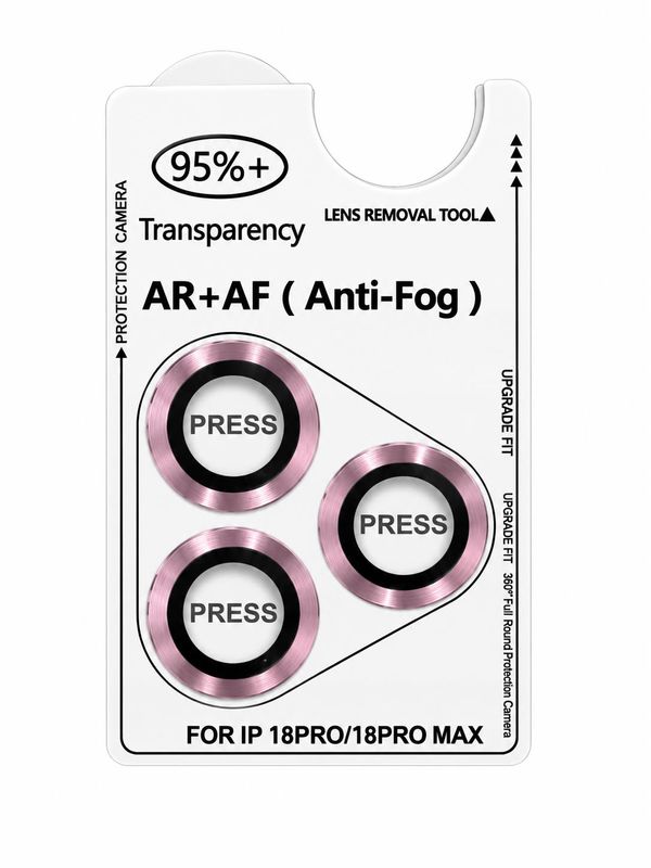 INDIVIDUAL COLOR CAMERA LENS IPHONE 18 PRO -PINK