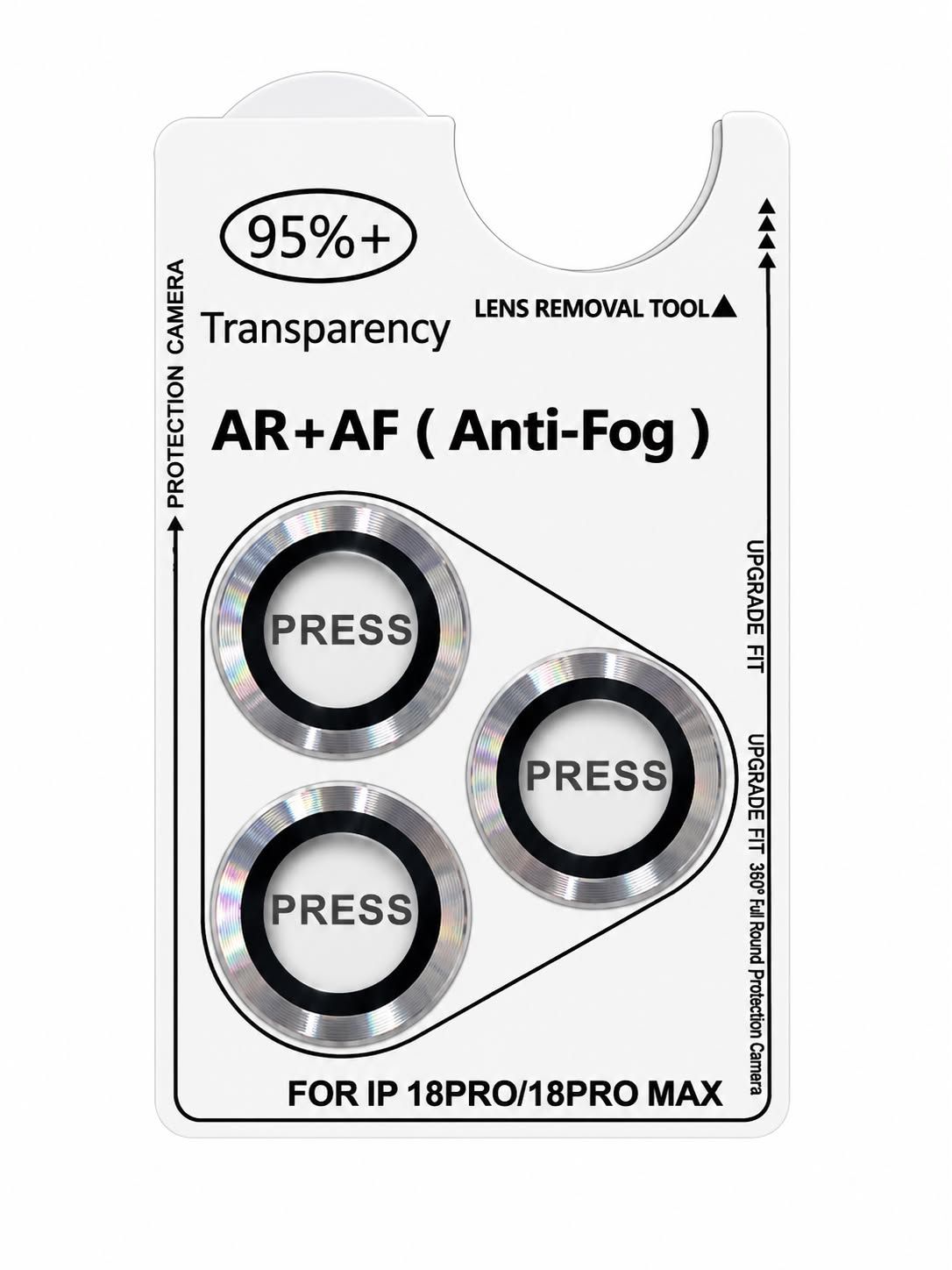 INDIVIDUAL COLOR CAMERA LENS IPHONE 17 PRO MAX- SILVER