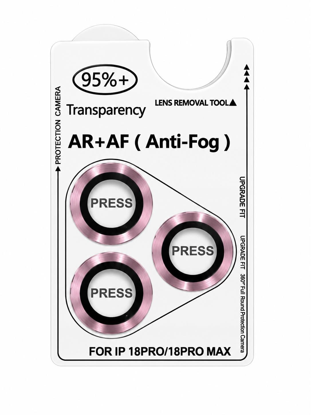 INDIVIDUAL COLOR CAMERA LENS IPHONE 18 PRO MAX  - PINK