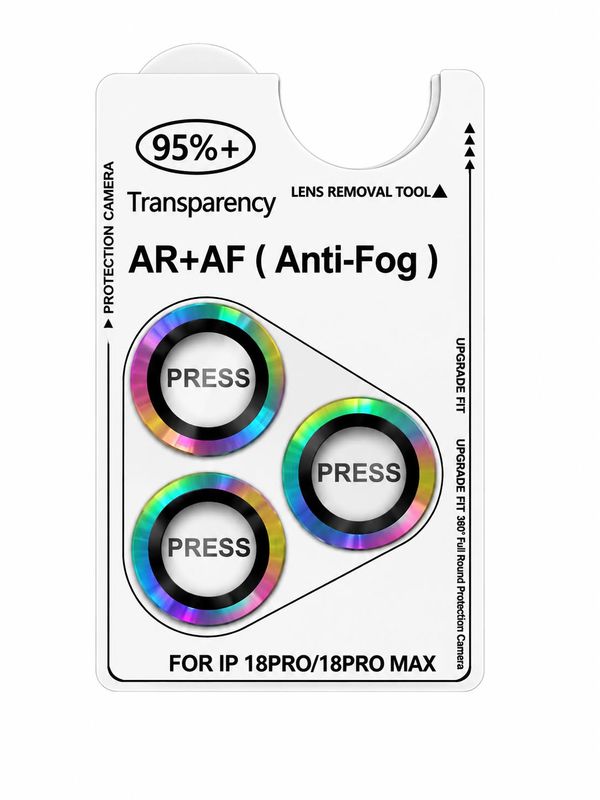INDIVIDUAL COLOR CAMERA LENS IPHONE 18 PRO -MULTI COLOR