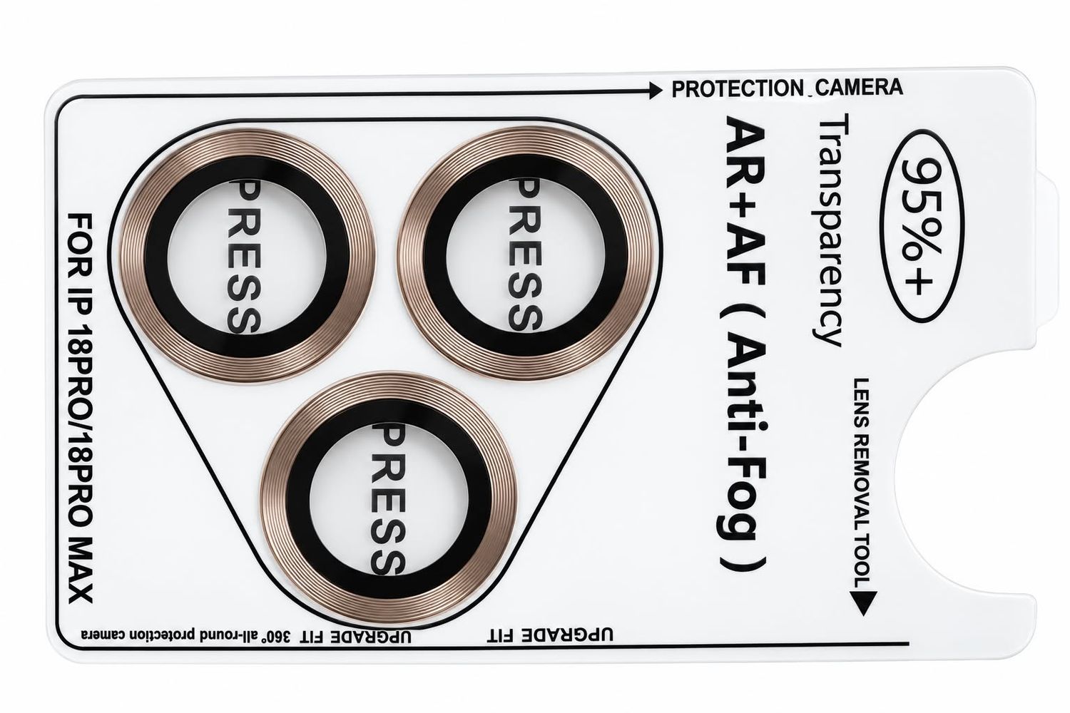 INDIVIDUAL COLOR CAMERA LENS IPHONE 18 PRO MAX  -BROWN