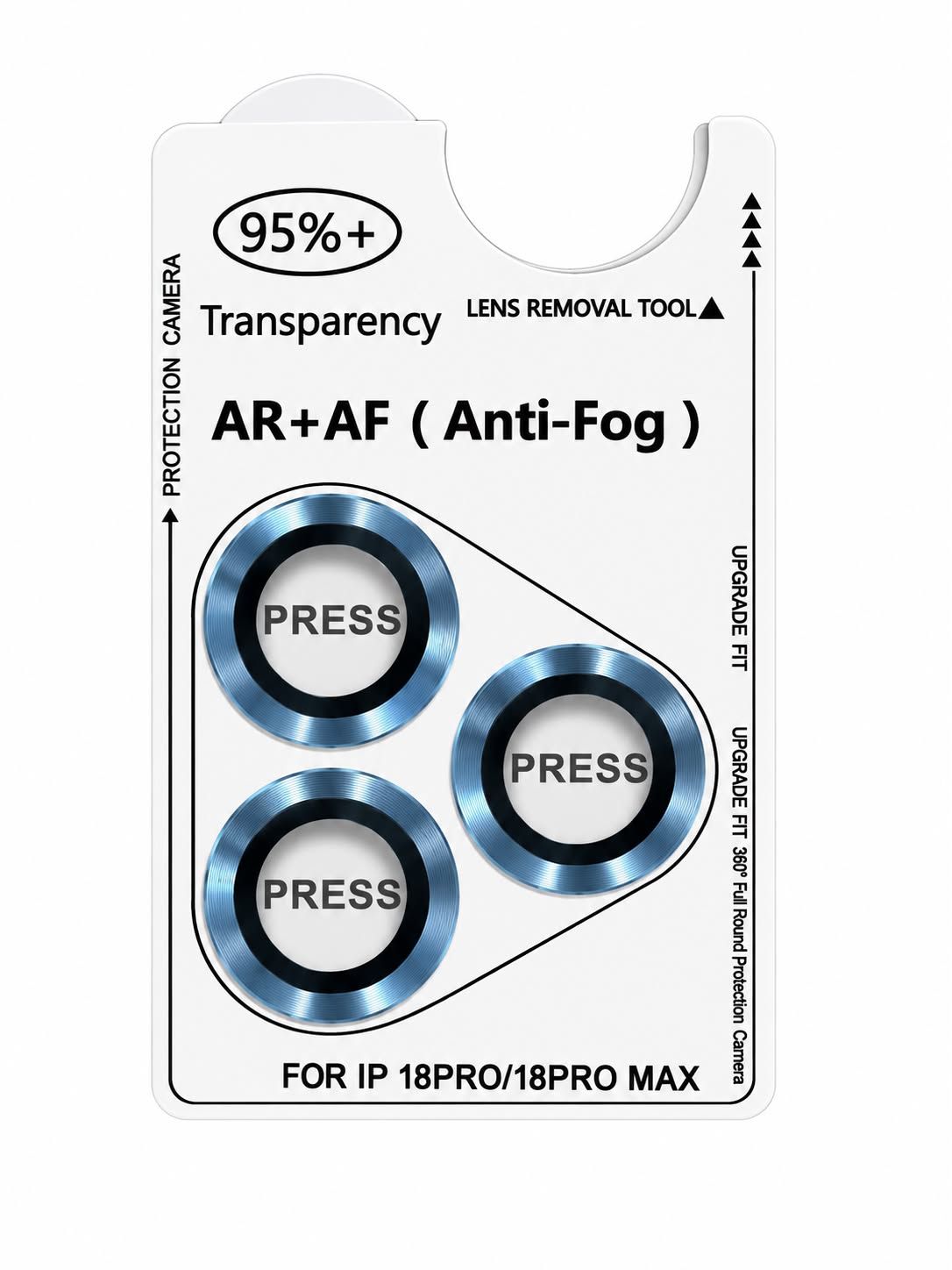 INDIVIDUAL COLOR CAMERA LENS IPHONE 18 PRO MAX  - SIERRA BLUE