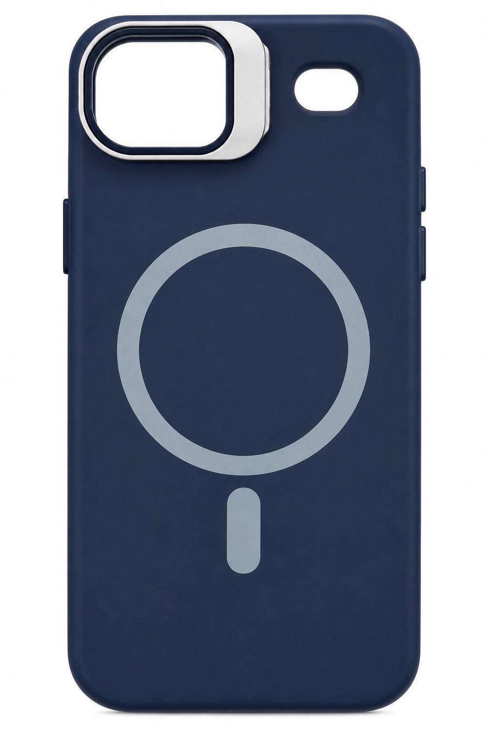 Liquid Silicone Frame with Camera Lens Protector Phone Case for Iphone 17 Air- Blue
