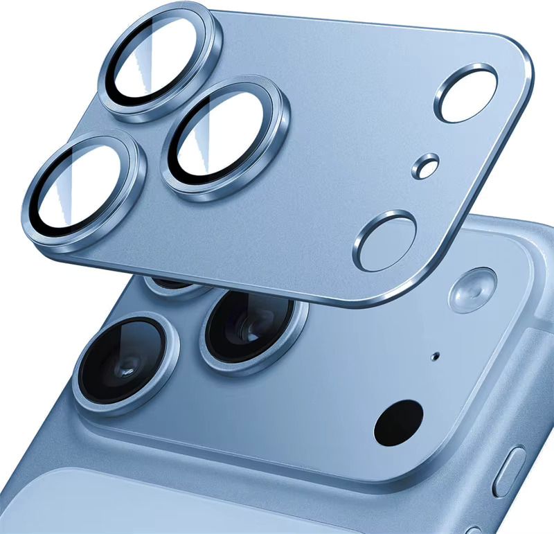 Safeplug Metal Camera Lens Protector for Iphone 18 Pro / 17 Pro- Blue
