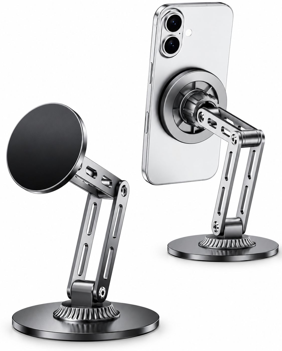 Rotatable Adjustable Magnetic  holder - Grey