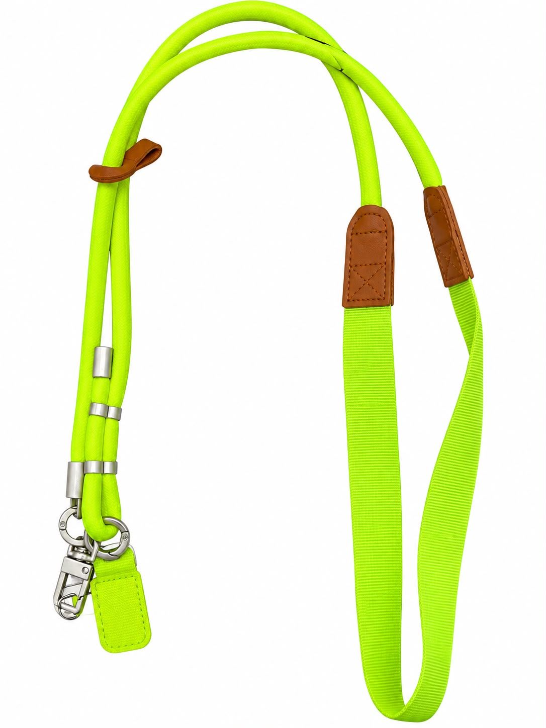 Crossbody lanyard for Phones - Lime Green