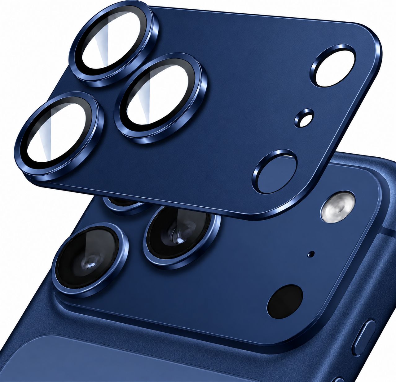 Safeplug Metal Camera Lens Protector for Iphone 17 Pro- Blue