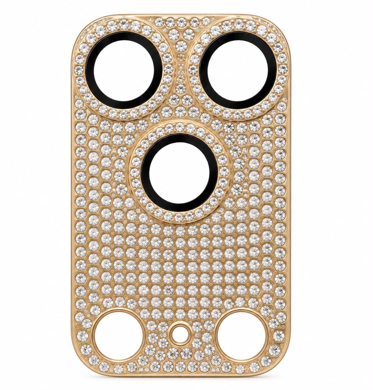 Safeplug Diamond Camera Lens Protector for 17 Pro Max- Orange