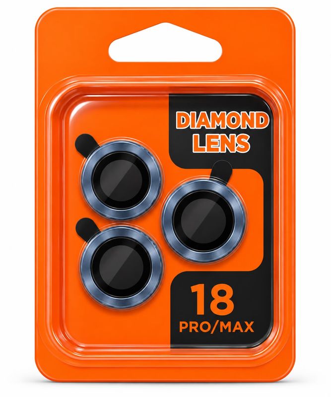 CD Camera Lens Protector for Iphone 18 Pro Max/ 18 Pro-Blue
