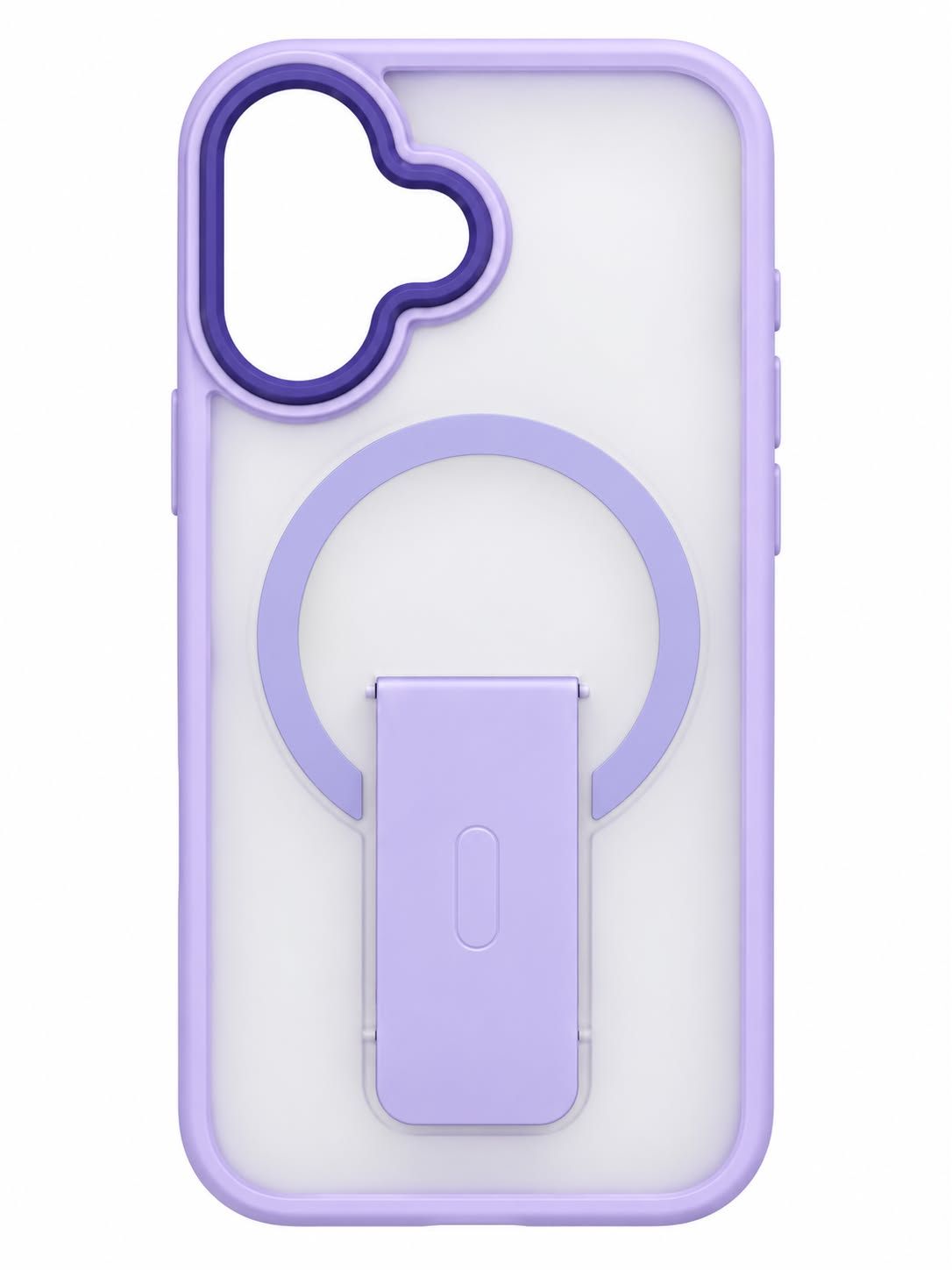 Dazzle magnetic kickstand case for Iphone 16 - Purple