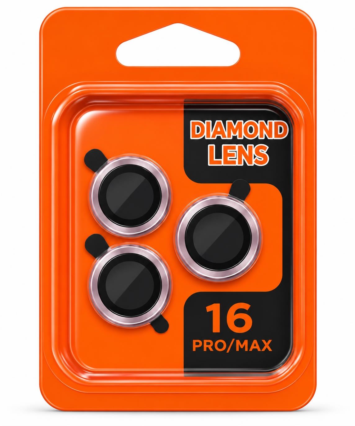 CD Camera Lens Protector for Iphone 16 Pro Max- Pink