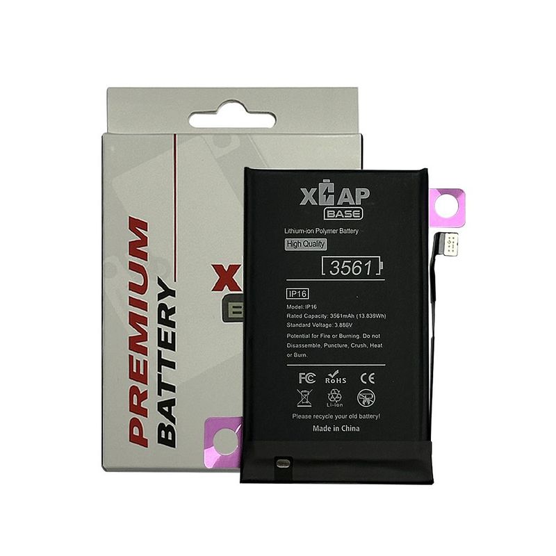 XCAP - Extended Capacity Battery for iPhone 15 (3600 mAh)
