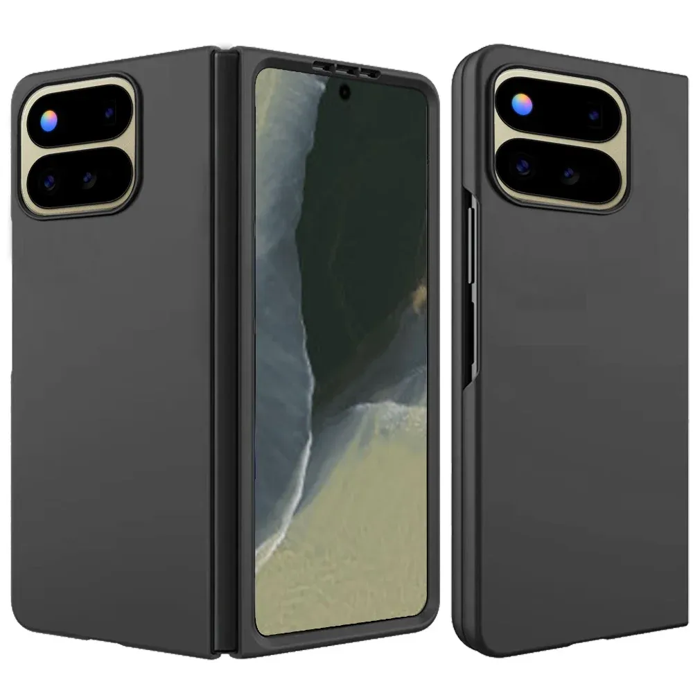 Fold Snap On Premium Matte Finish Case Cover For Google Pixel 11 Pro - Black