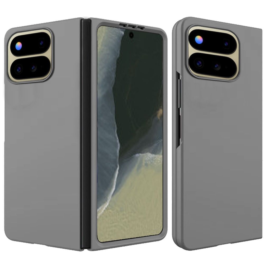 Fold Snap On Premium Matte Finish Case Cover For Google Pixel 11 Pro- Gray