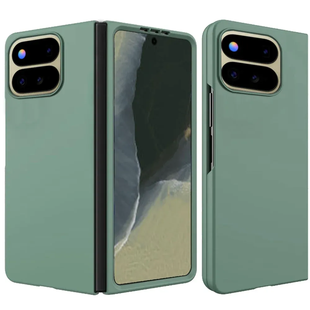 Fold Snap On Premium Matte Finish Case Cover For Google Pixel 11 Pro - Midnight Green