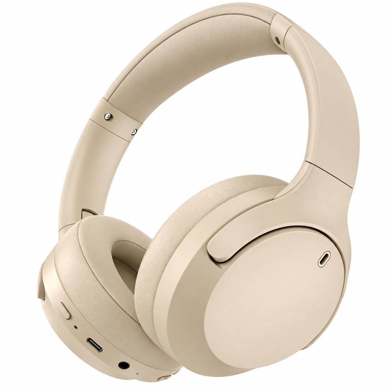 D5 Bluetooth Earphones Headphones - Beige