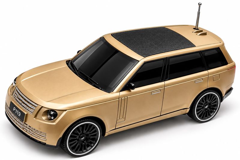 HF-F119 New Car Model with Solar Panel and Bluetooth Speaker-Beige
