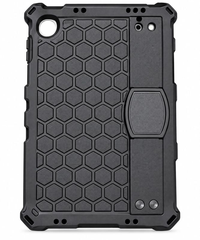 Honeycomb Flat Shell  Case for Samsung A9 Plus- Black