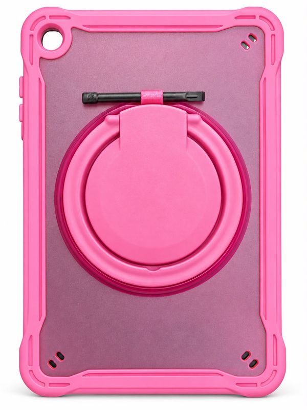 Bracelet PC Rotating Bracket Half Turbine Plate Shell for Samsung A9 Plus- Pink