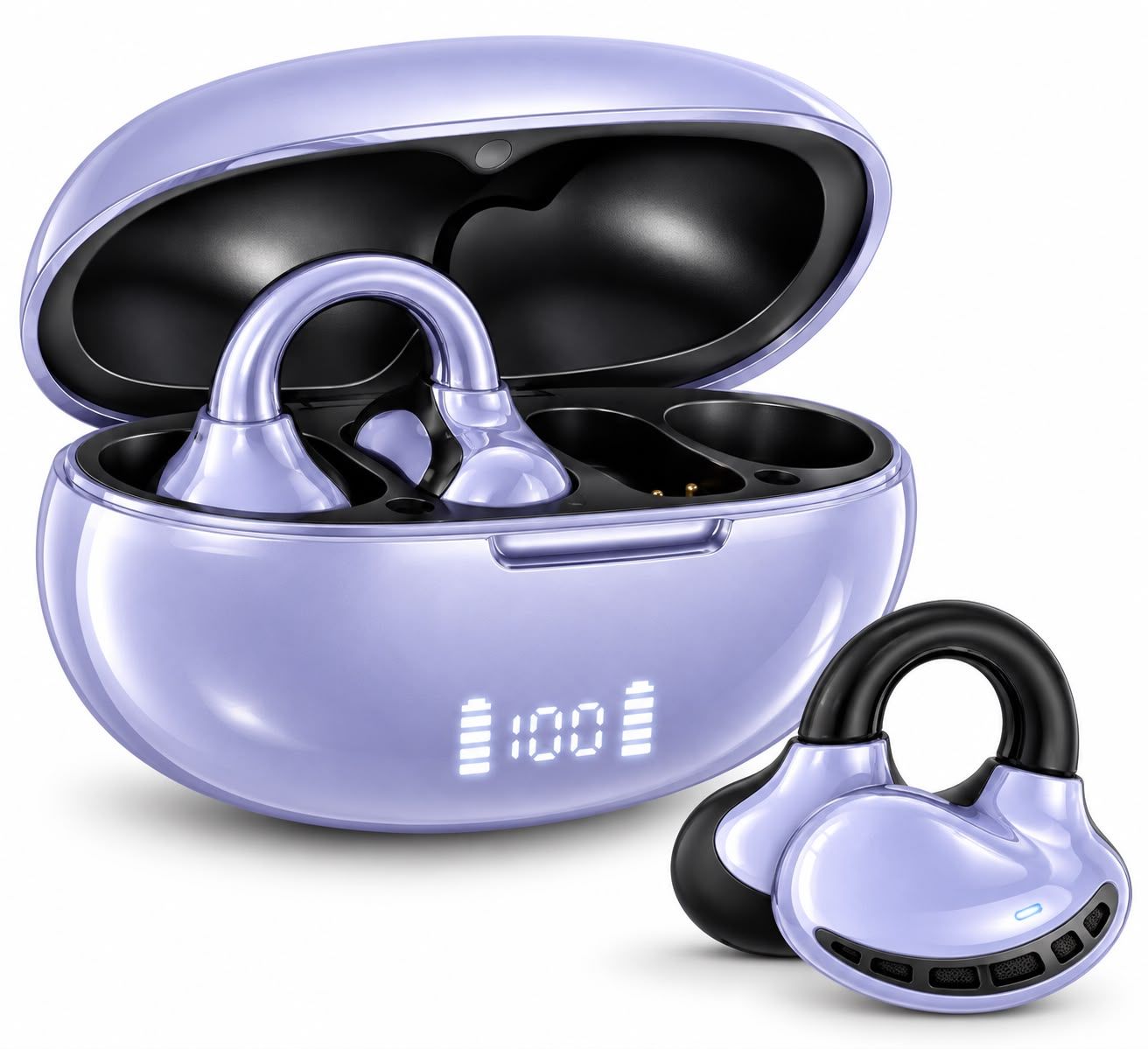 Q108 Wireless Earbuds- Purple