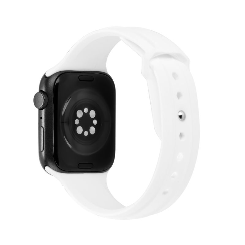 New Fashion Silicone Watch Band For Apple Watch Size Ultra 49/42/44/45mm- White