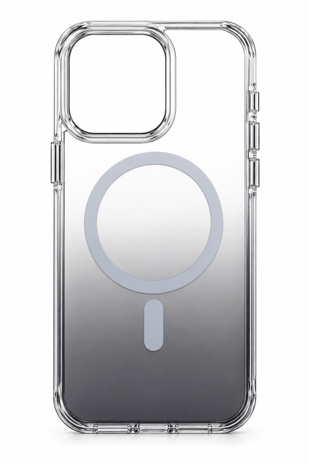 O1 built-in magnetic gradient color change (lzb) for Iphone 15 Pro Max - Smoke grey