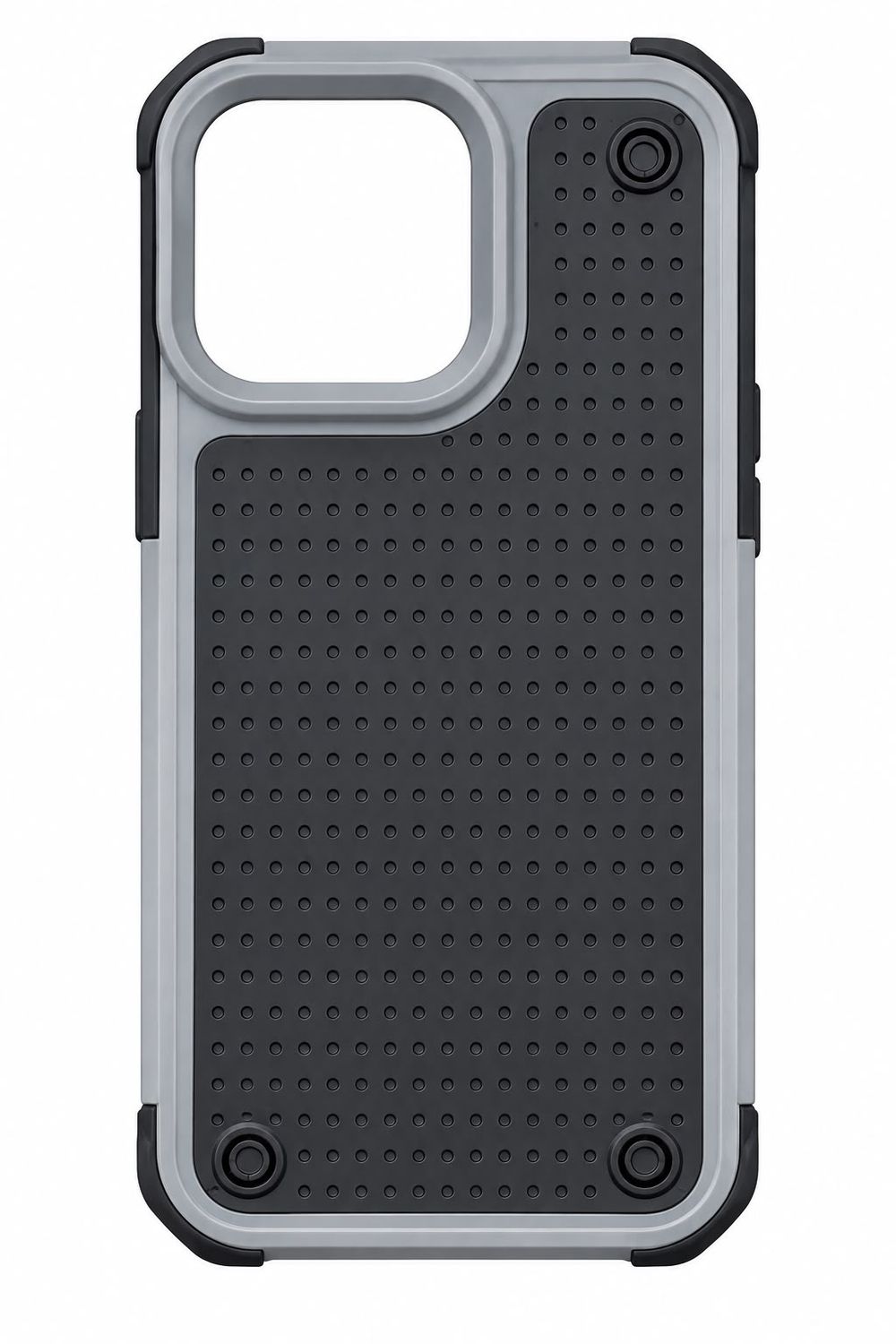 YZ 2 in 1 Case for Iphone 15 Pro Max- Grey