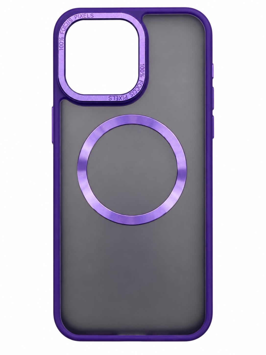 YD CD CIRCLE MAGSAFE CASE FOR Iphone 15 Pro Max - Purple