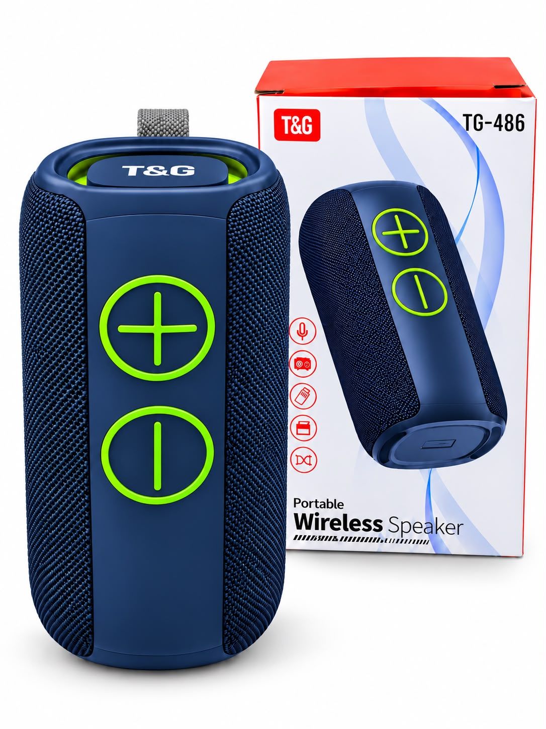 TG486 Bluetooth Speaker-Blue