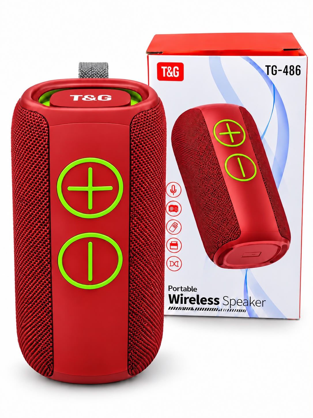 TG486 Bluetooth Speaker-Red