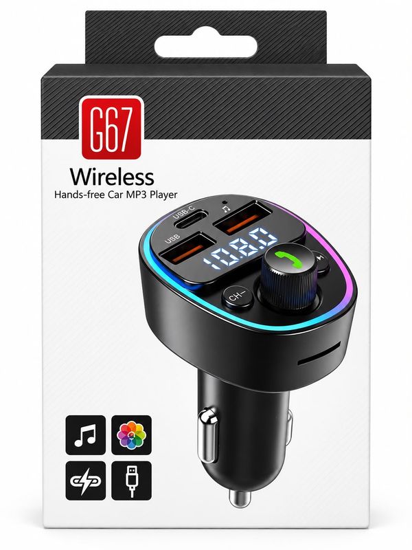 G67 Wireless  Hands-Free Car MP3 Player