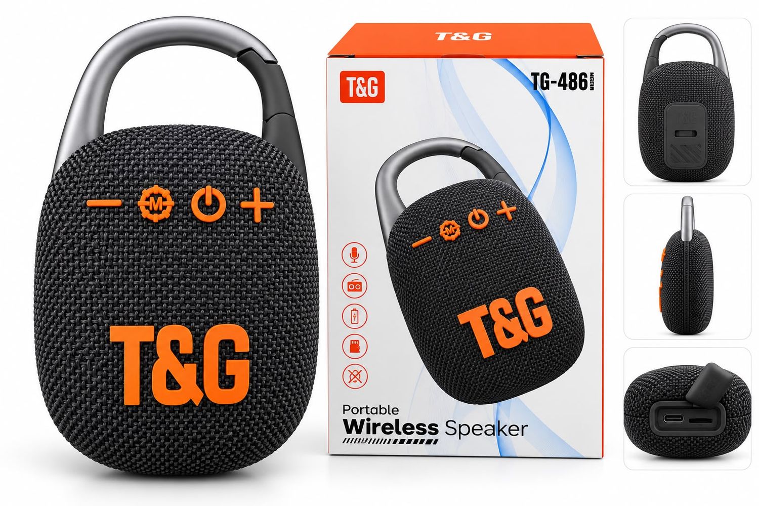 TG447 Bluetooth Speaker-Black