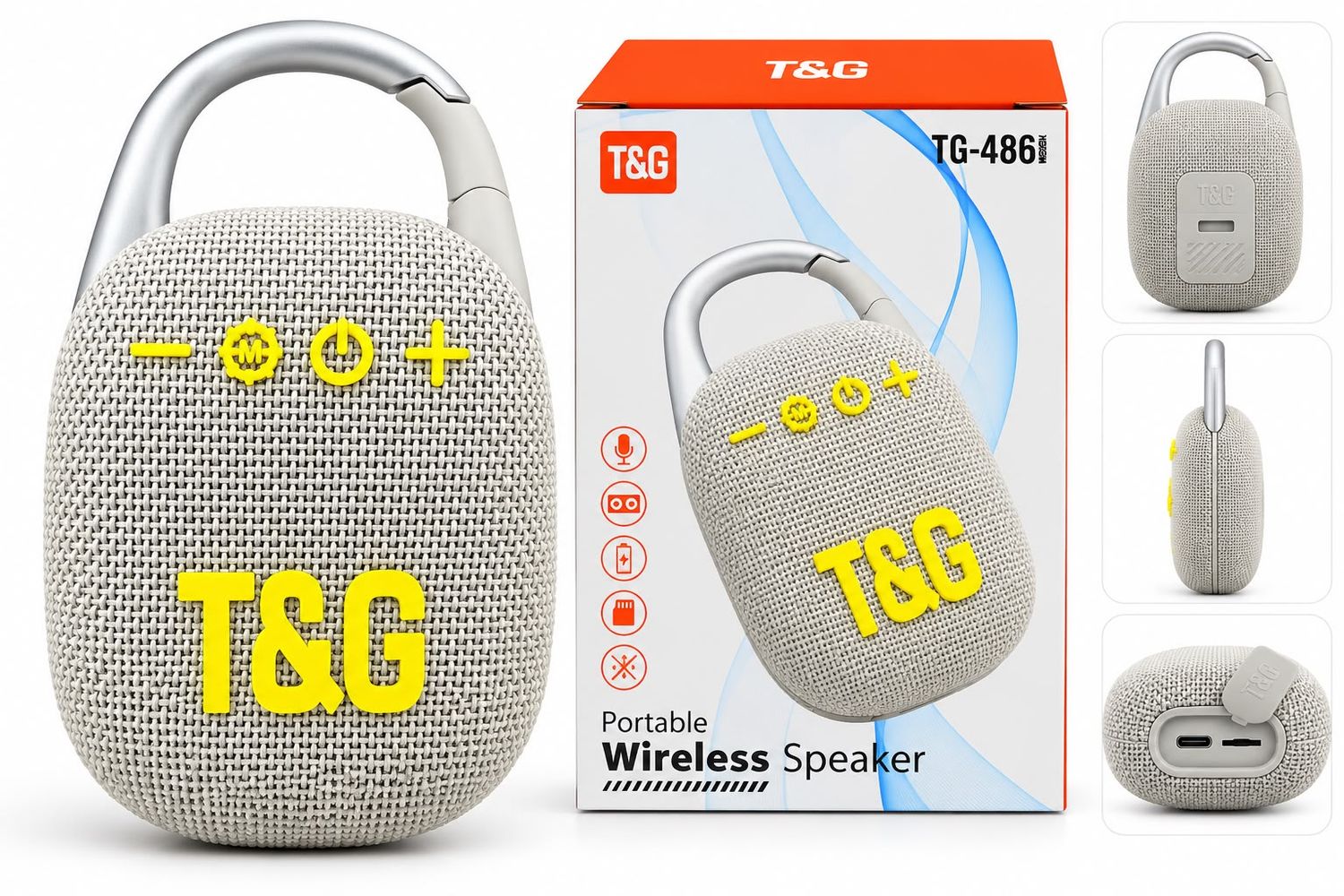 TG447 Bluetooth Speaker-Gray