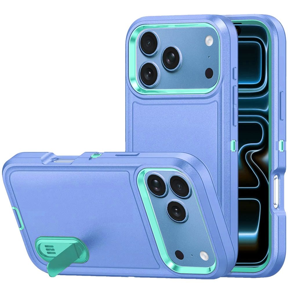 PEAK 3in1 Toughest Hybrid with Stand Cover Case  Apple iPhone 18 Pro Max- Light Blue