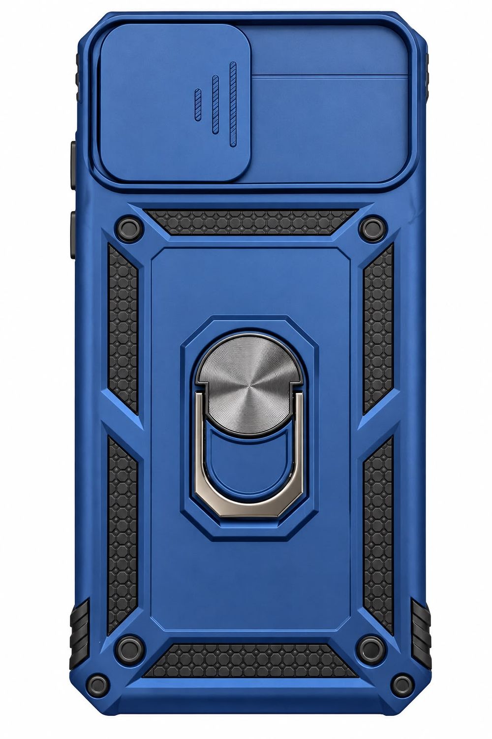 Well Protective Magnetic Ring Stand Camera Protective for Samsung A05 - Blue