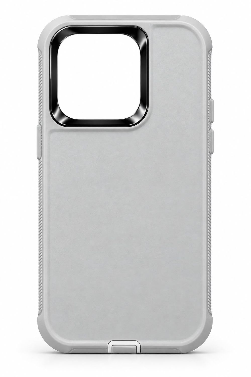 Heavy Duty Case Without Clip for Iphone 15 Pro- Gray