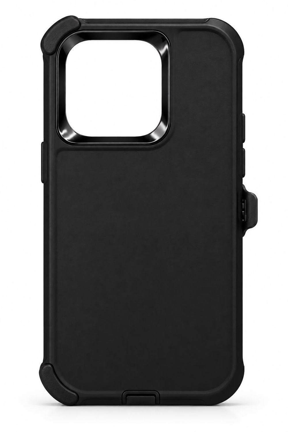 Heavy Duty Case with Clip for Iphone 16 Pro Max- Black