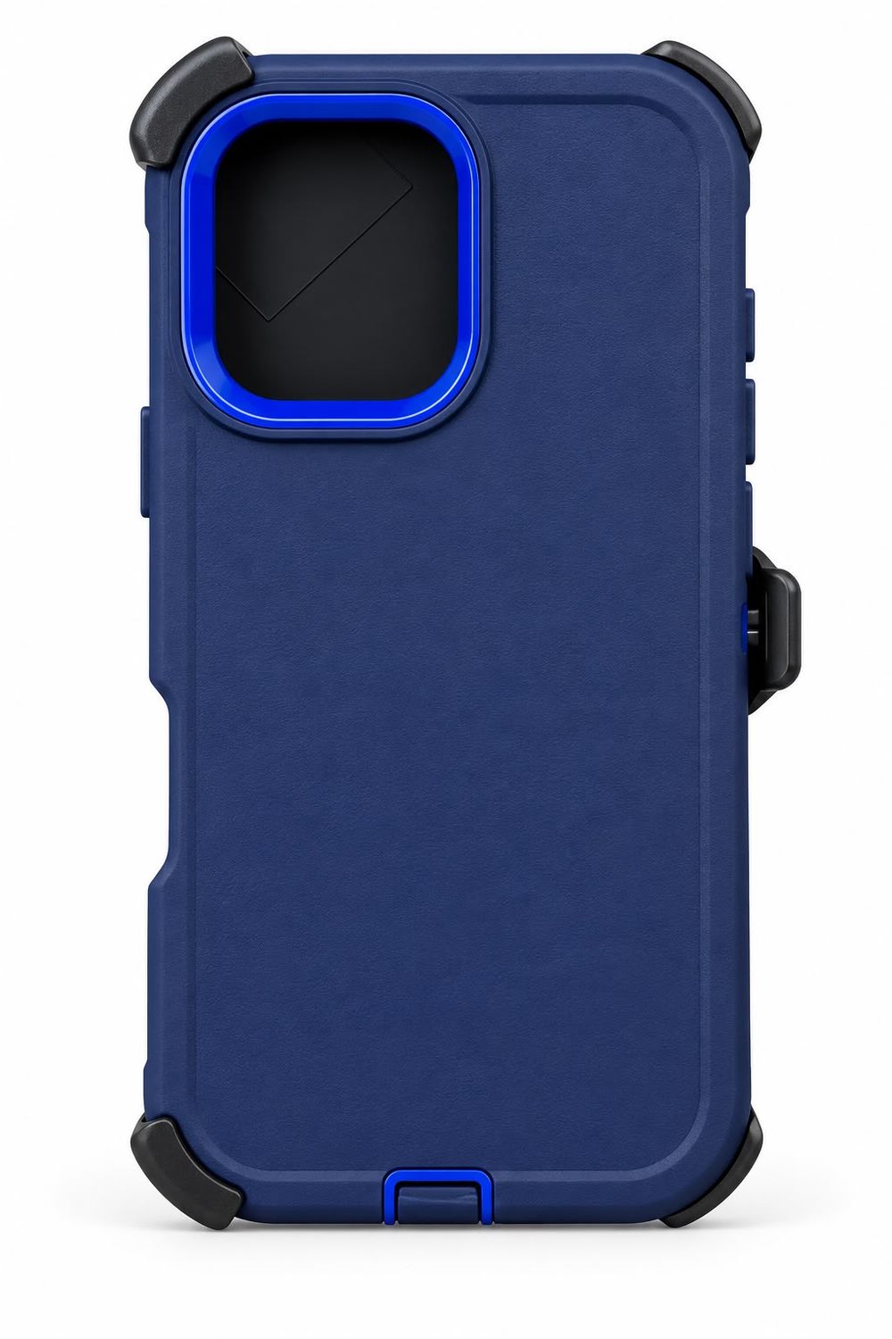 Heavy Duty Case with Clip for Iphone 16 Pro Max- Blue