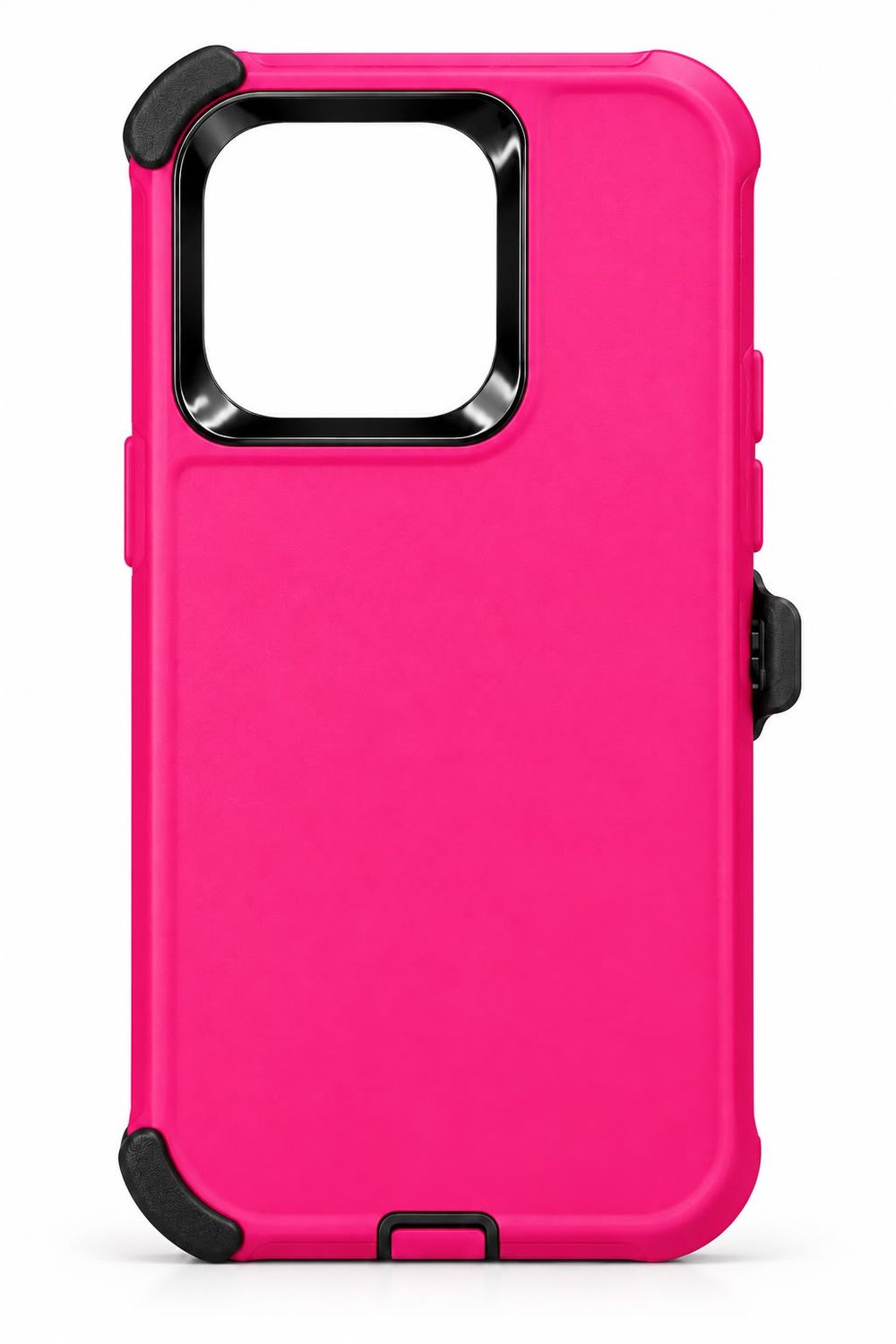Heavy Duty Case Without Clip for Iphone 16 Pro Max -Hot Pink