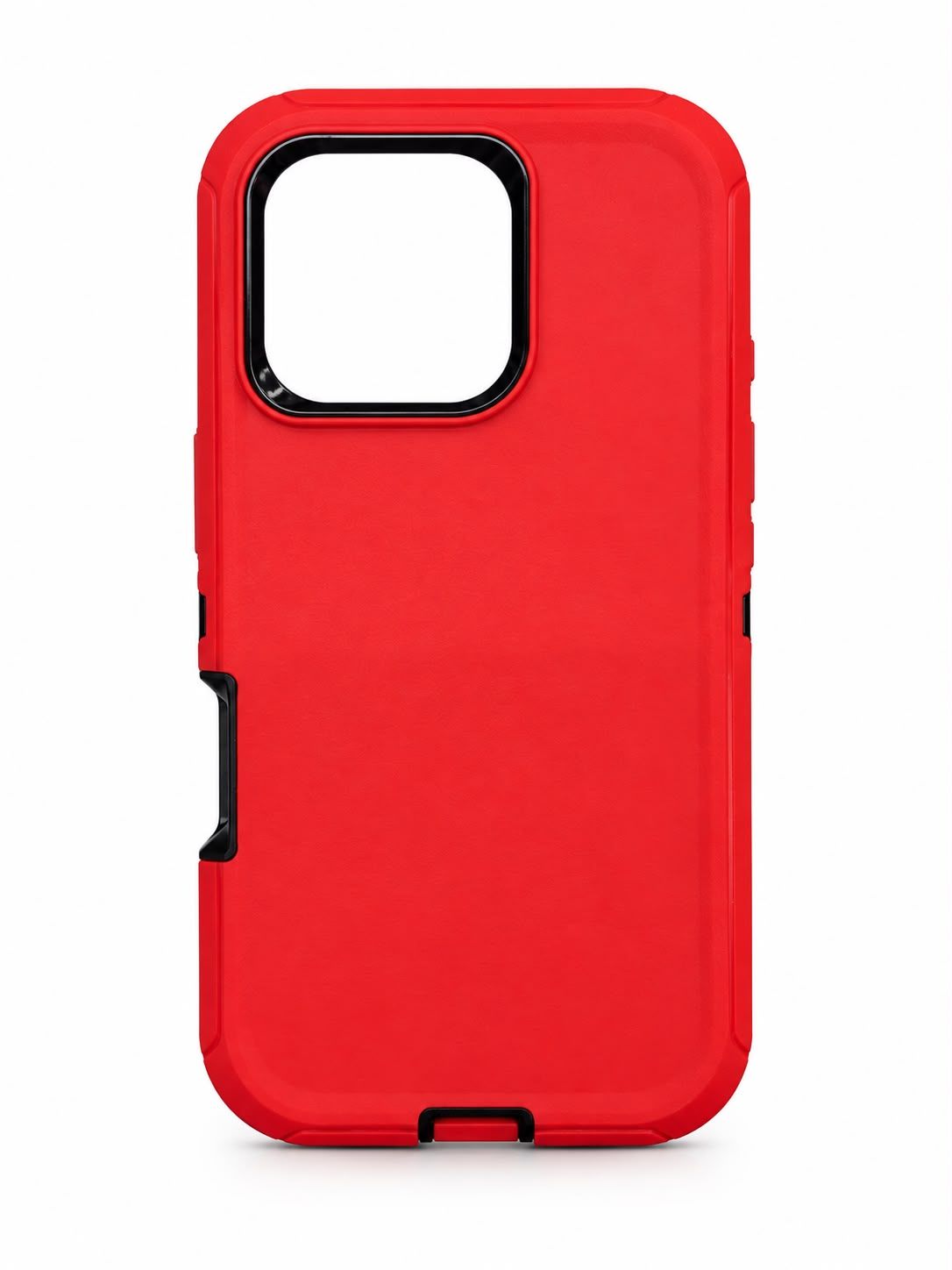 Adventure Heavy Duty Case Without Clip for Iphone 16 Plus- Red