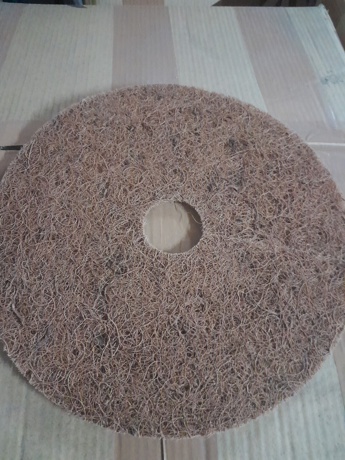 Natural Latex Coir Weed Control Rings 16&quot; (40 Cms) Box of 130