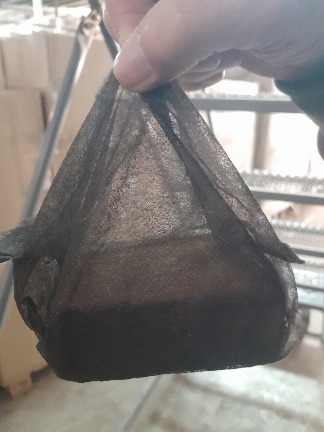 Grow Bag - Black Coco Grow Bag - 4&quot; x 4&quot; Cube, 0.5 gallon Box of 60